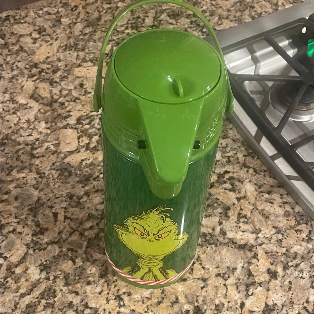 Williams Sonoma green thermos